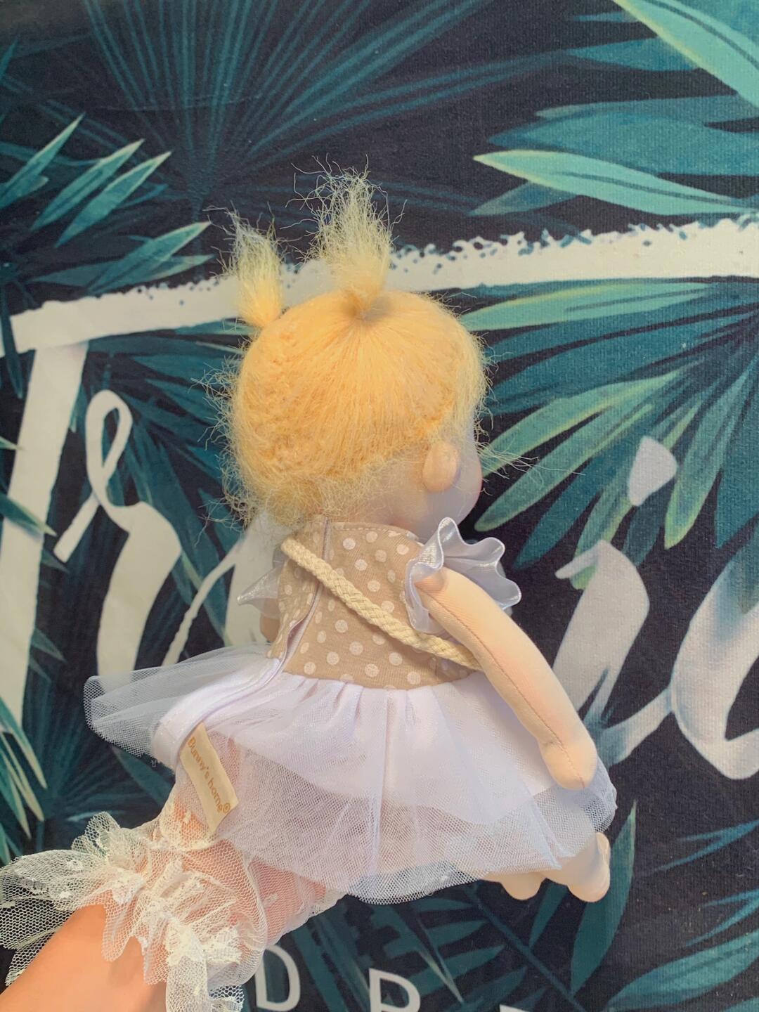Little girl with pigtails