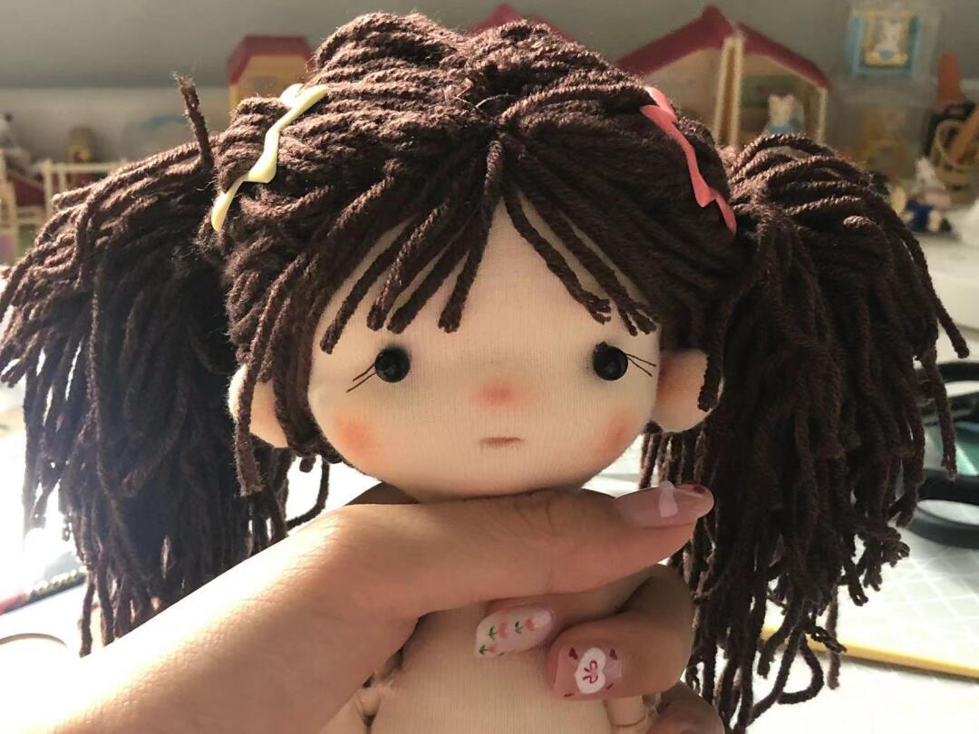 Waldorf doll, hands and feet movable