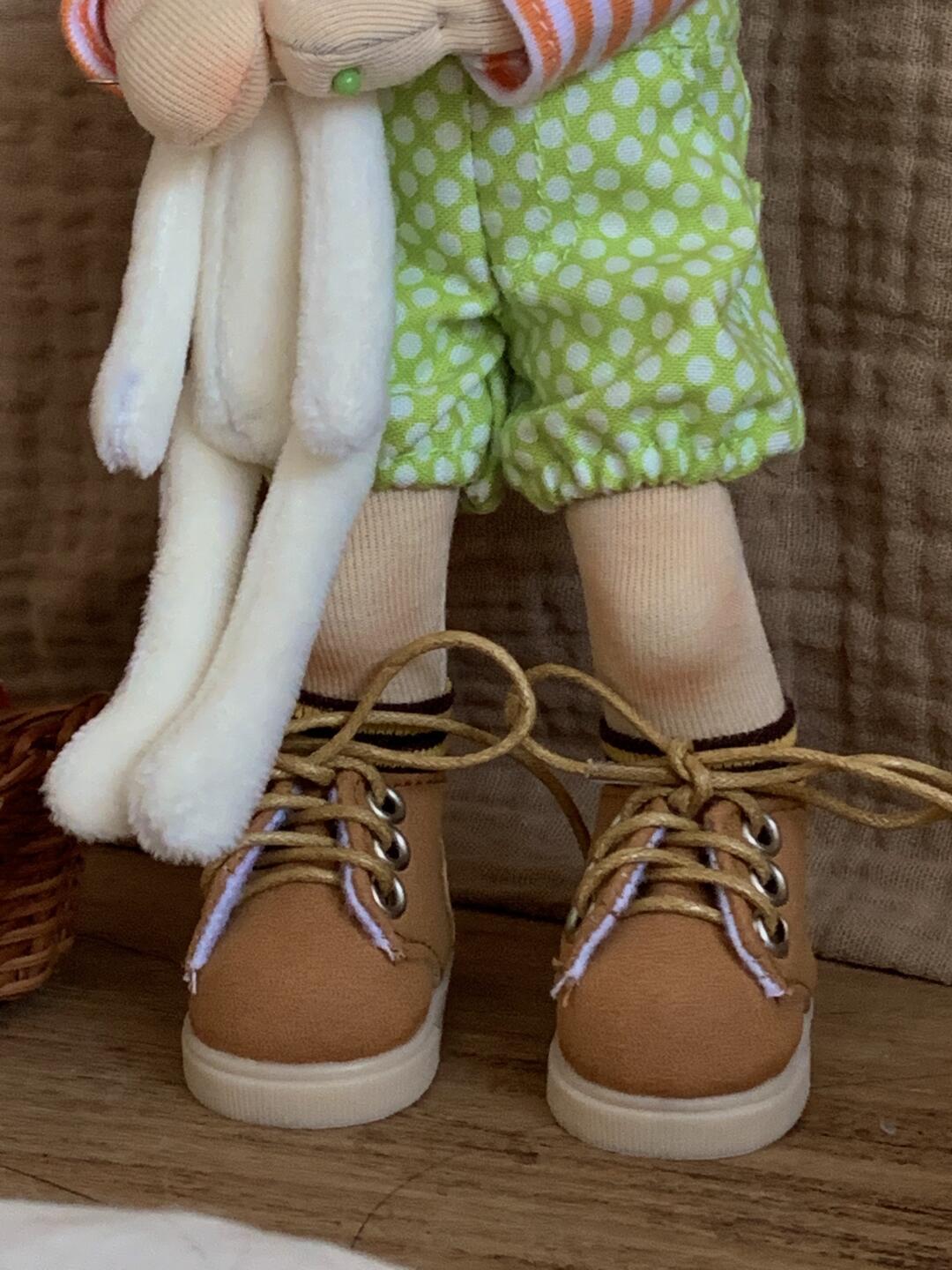 Green overalls little girl