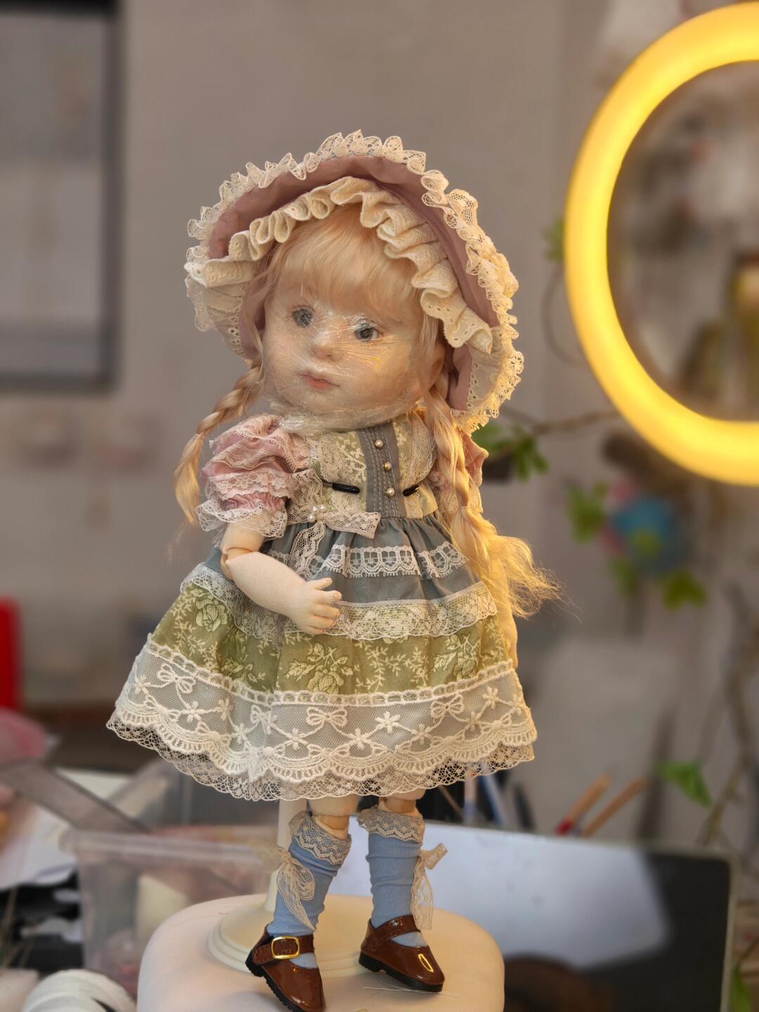 Little girl in a dress