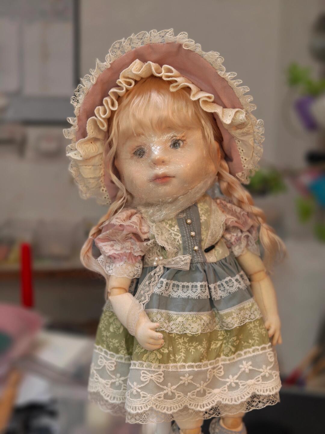 Little girl in a dress