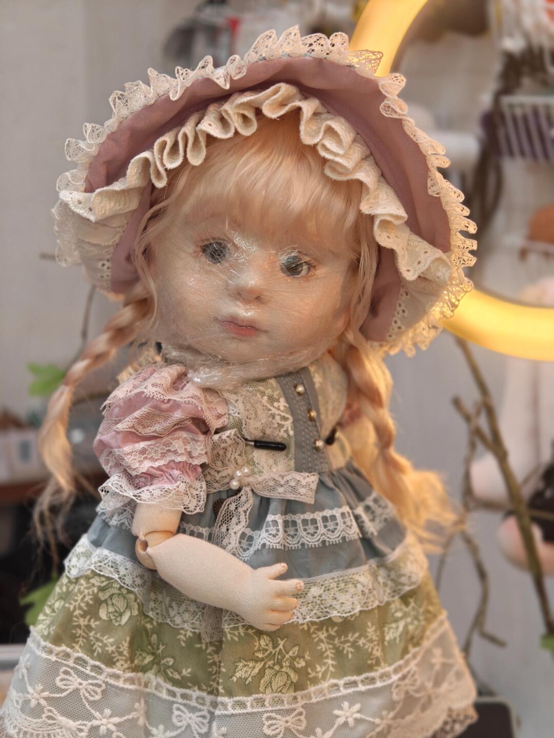 Little girl in a dress