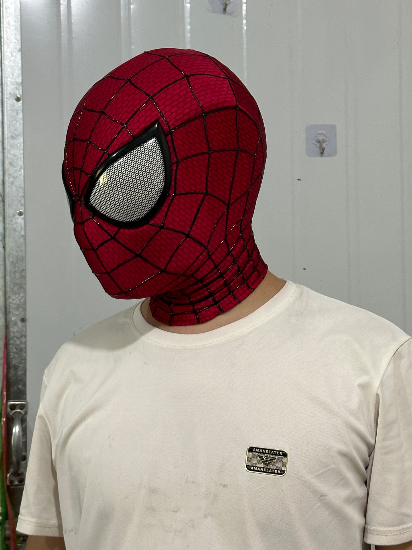 The full-face helmet version of the mask from The Amazing Spider-Man 2