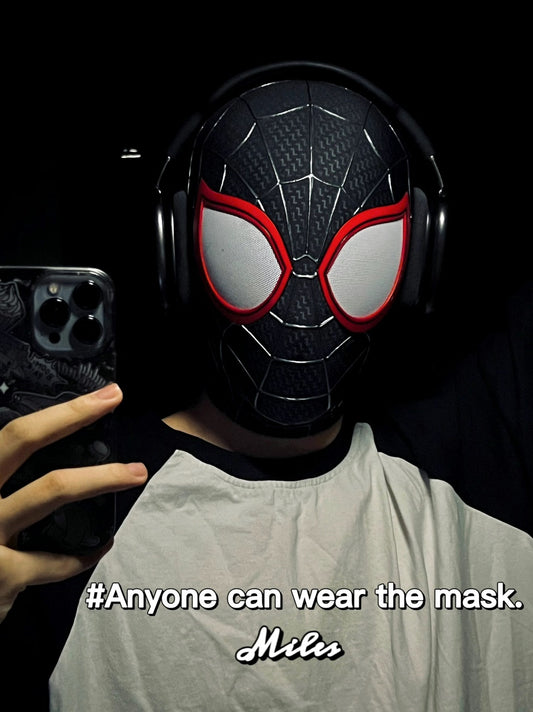 The mask from the Spider-Man: Into the Spider-Verse movie