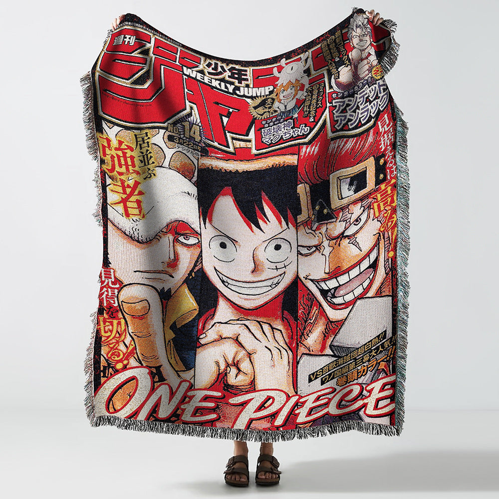 Anime - themed Boys' Retro Cartoon Sofa Blanke
