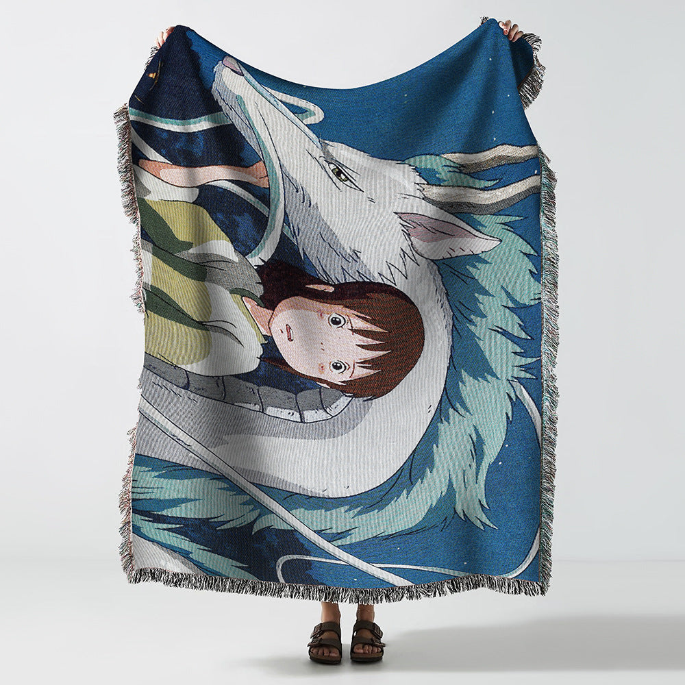 Anime - themed Boys' Retro Cartoon Sofa Blanke