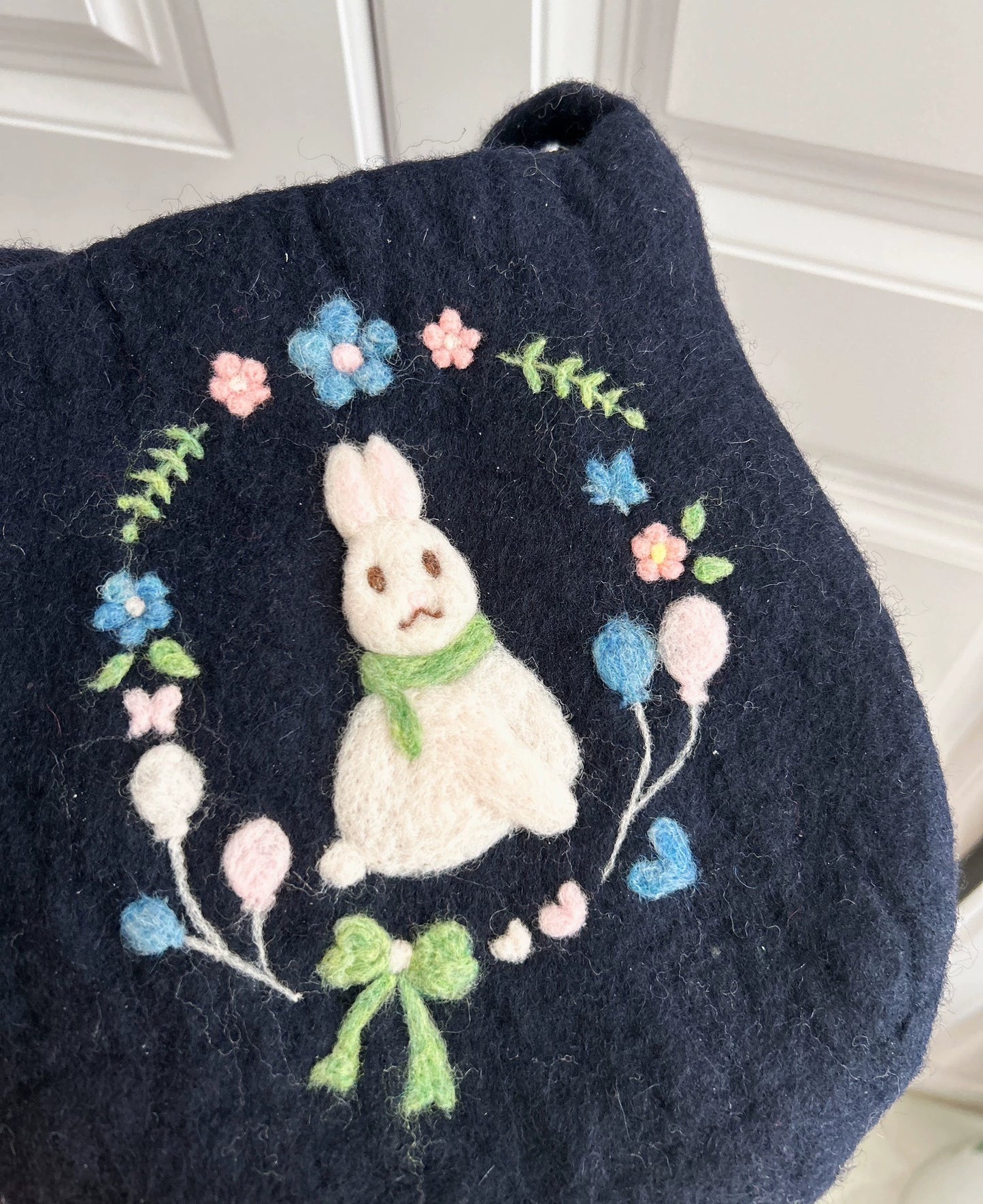 Handmade wool felt bag