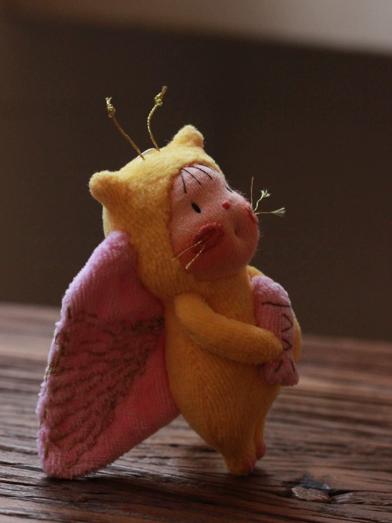 Waldorf doll, cute moth