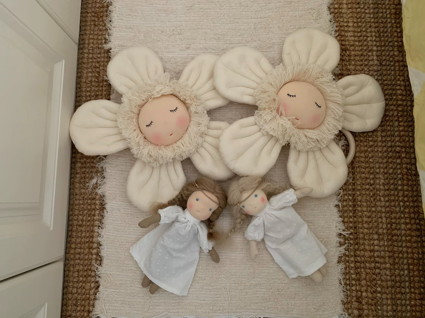 white skirt fairy dolls