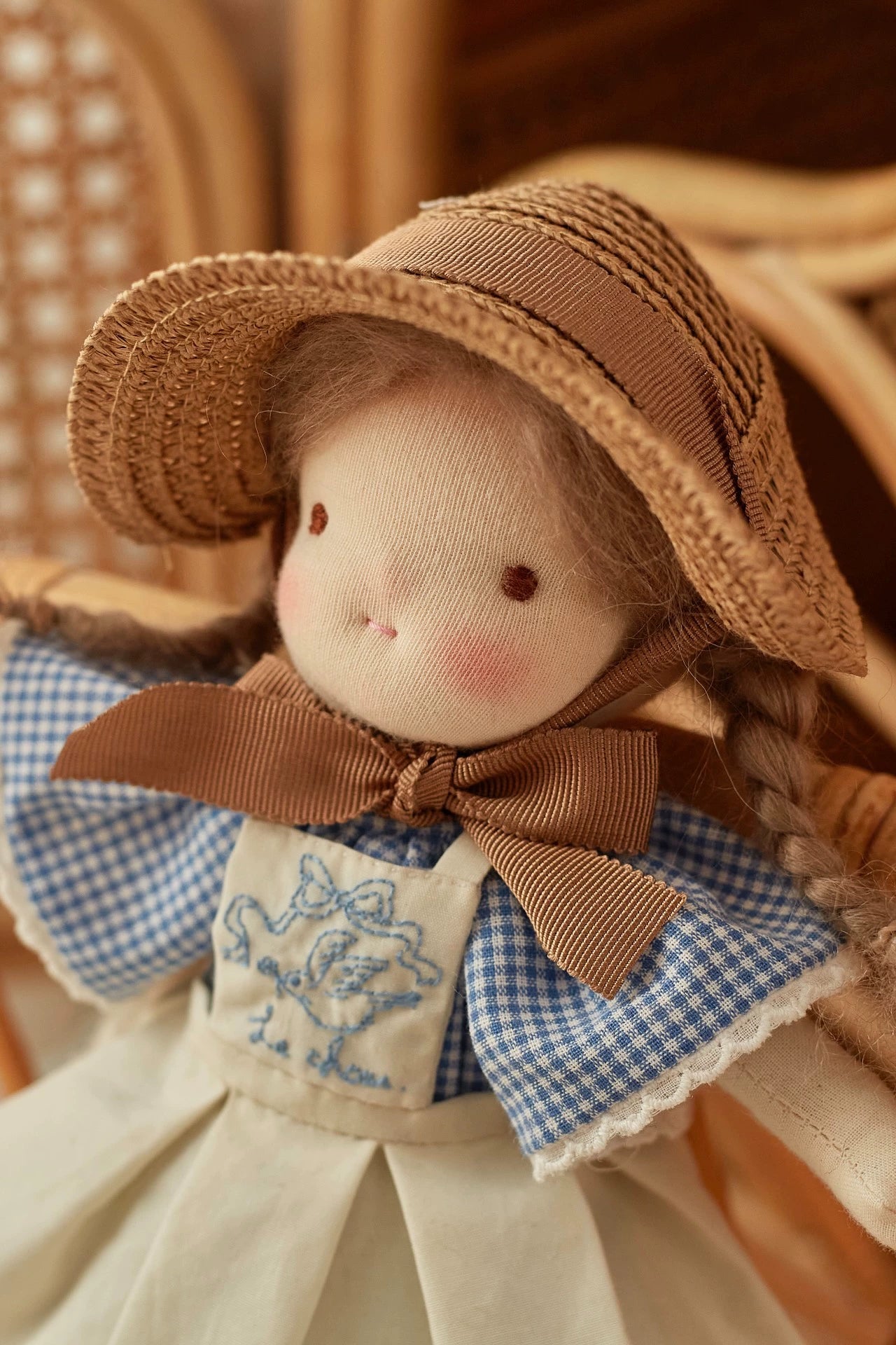little girl wearing hat