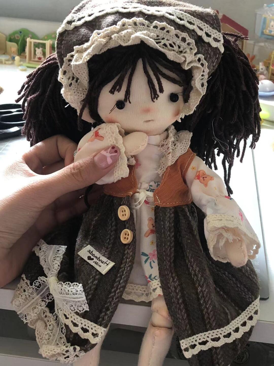 Waldorf doll, hands and feet movable