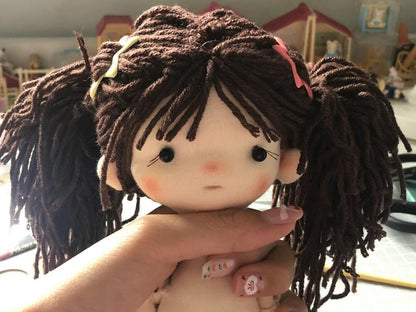 Waldorf doll, hands and feet movable
