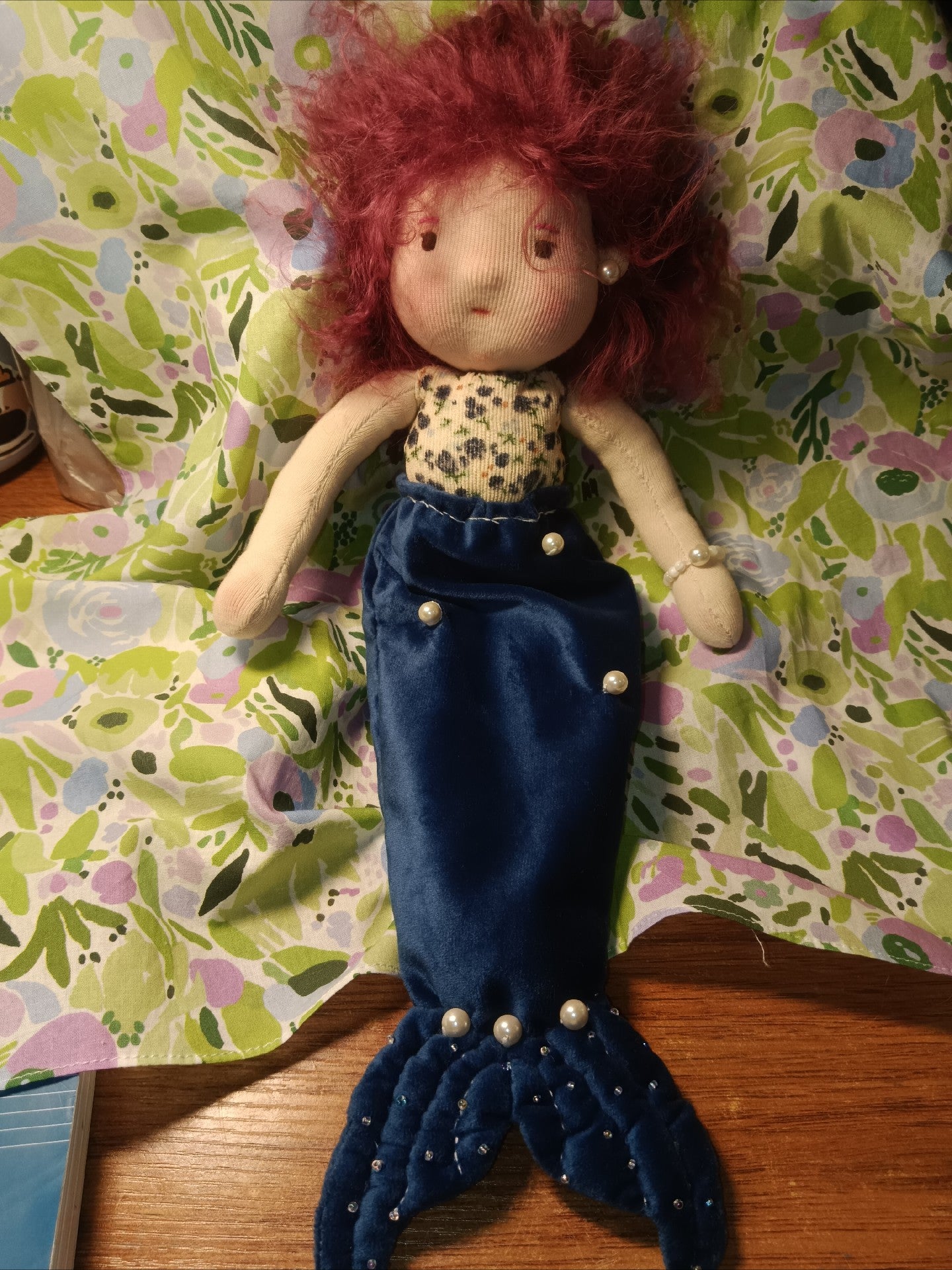 Waldorf doll, mermaid