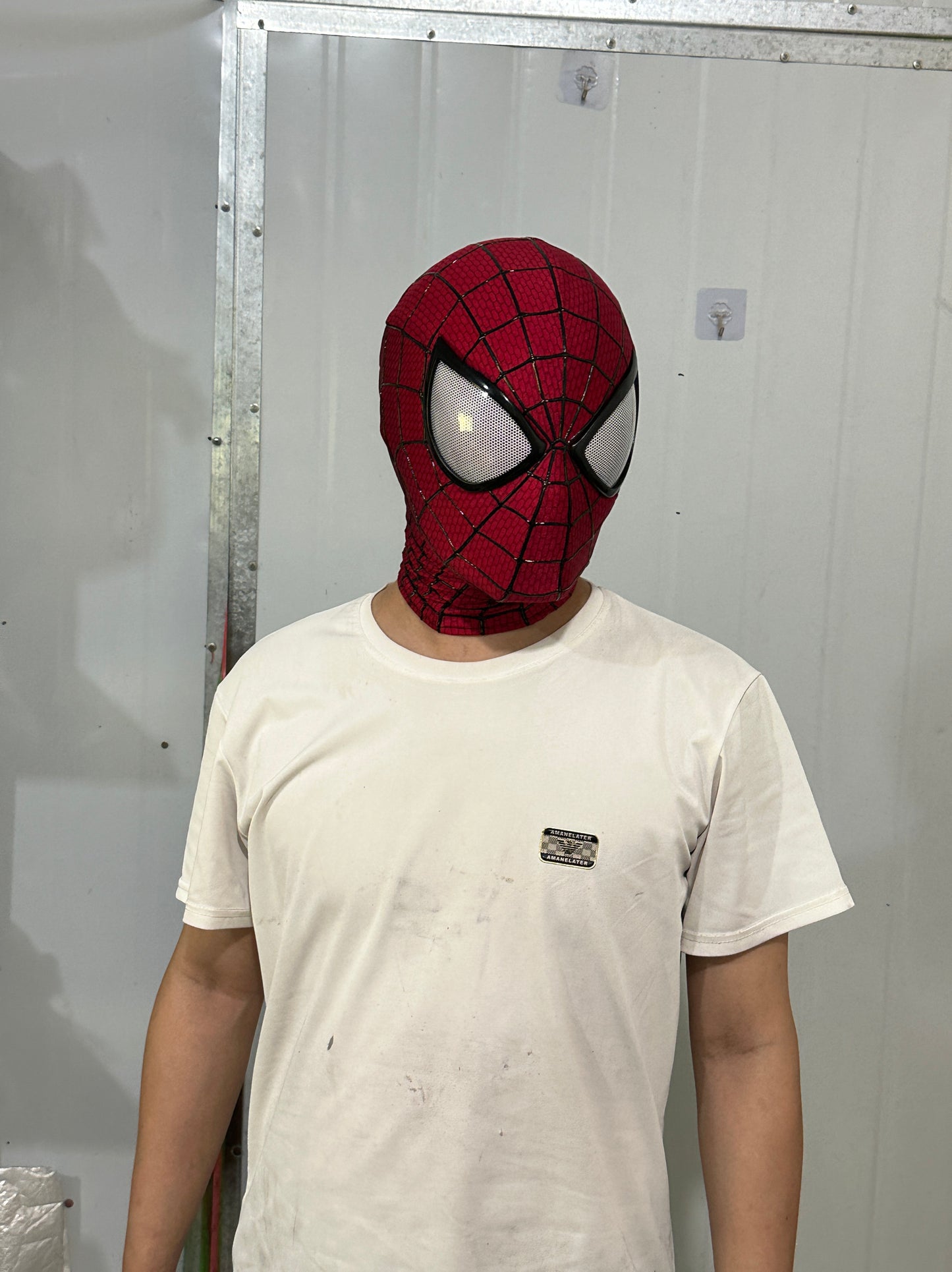 The full-face helmet version of the mask from The Amazing Spider-Man 2