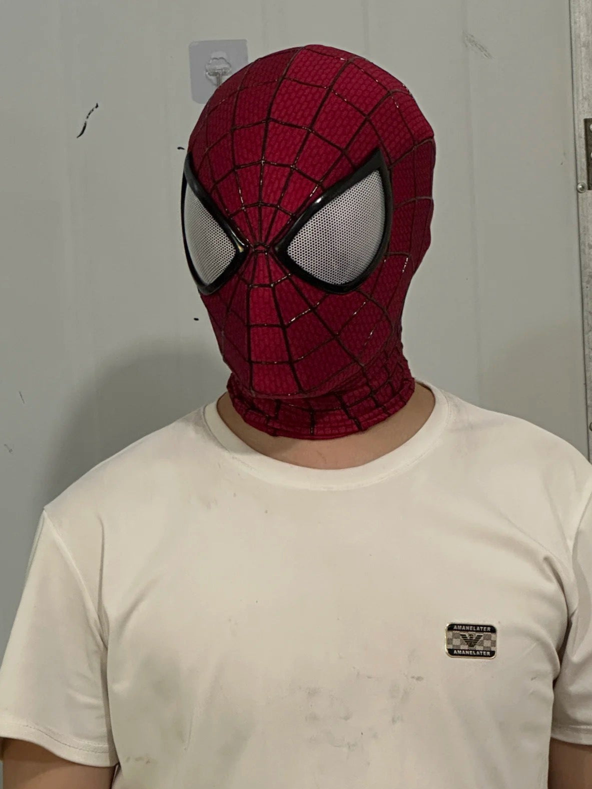 The full-face helmet version of the mask from The Amazing Spider-Man 2