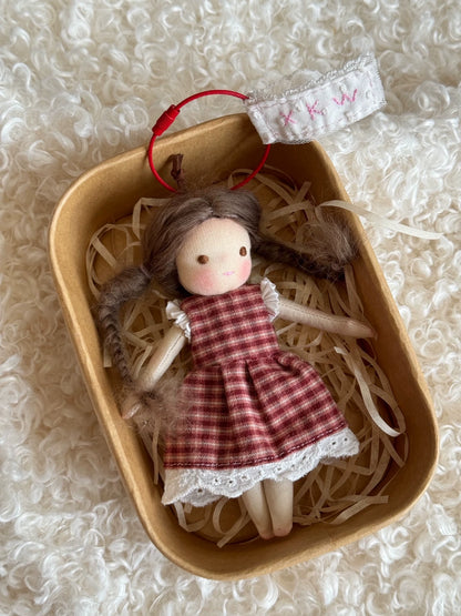 Waldorf little girl keychain
