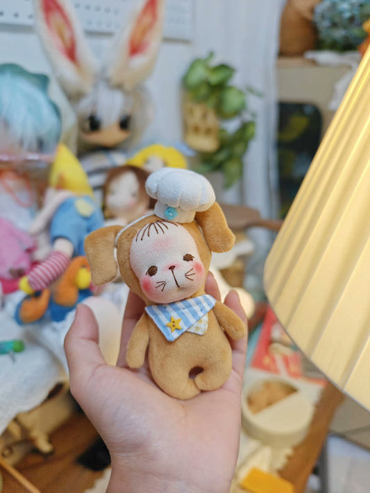 Waldorf doll, puppy
