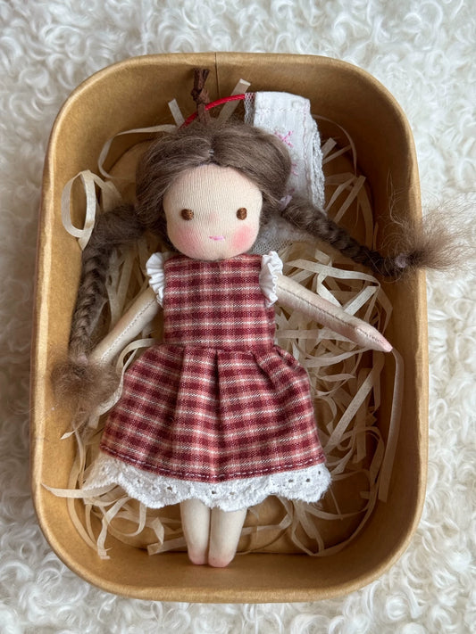 Waldorf little girl keychain