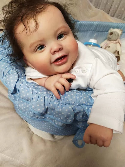 60/50Cm simulated baby reborn doll handmade 3D skin with visible venous blood