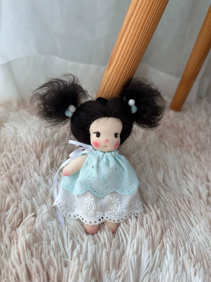 Waldorf doll, filled with pure wool
