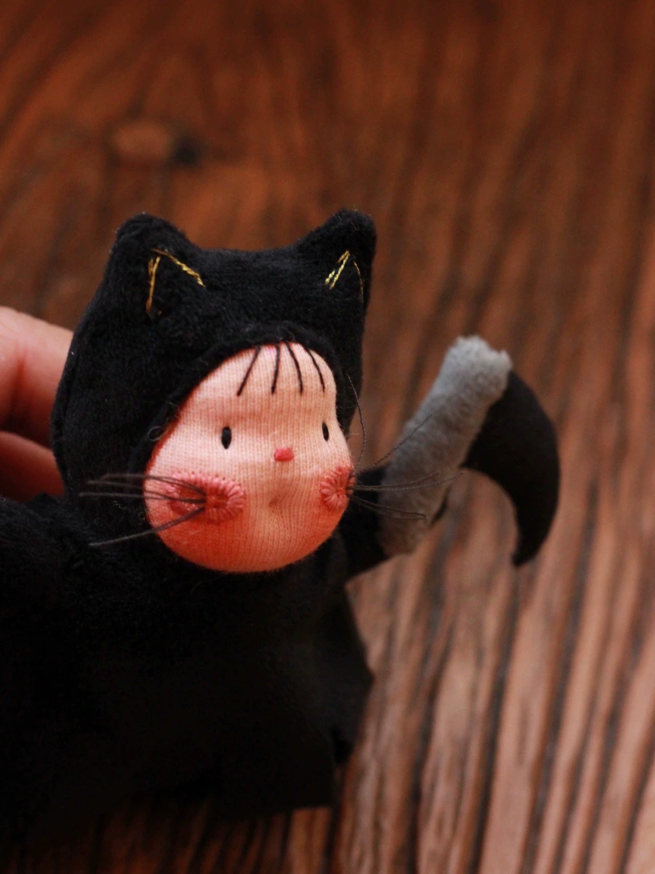 Waldorf doll, little ghost