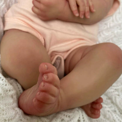 Rebirth Doll Simulation Baby Silicone 49cm Delicate 3D Painted Vein Blood Visible, New