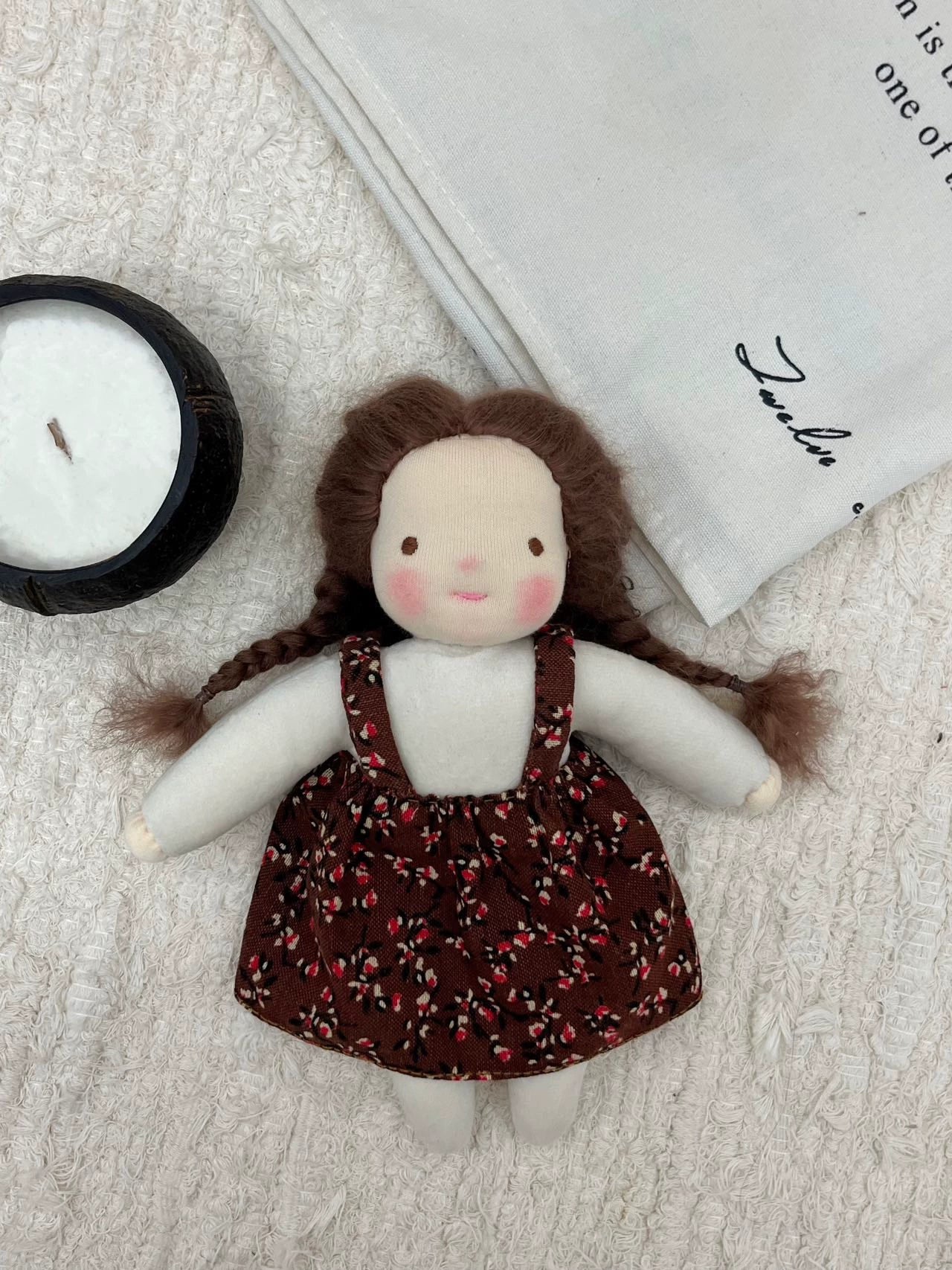 floral skirt doll