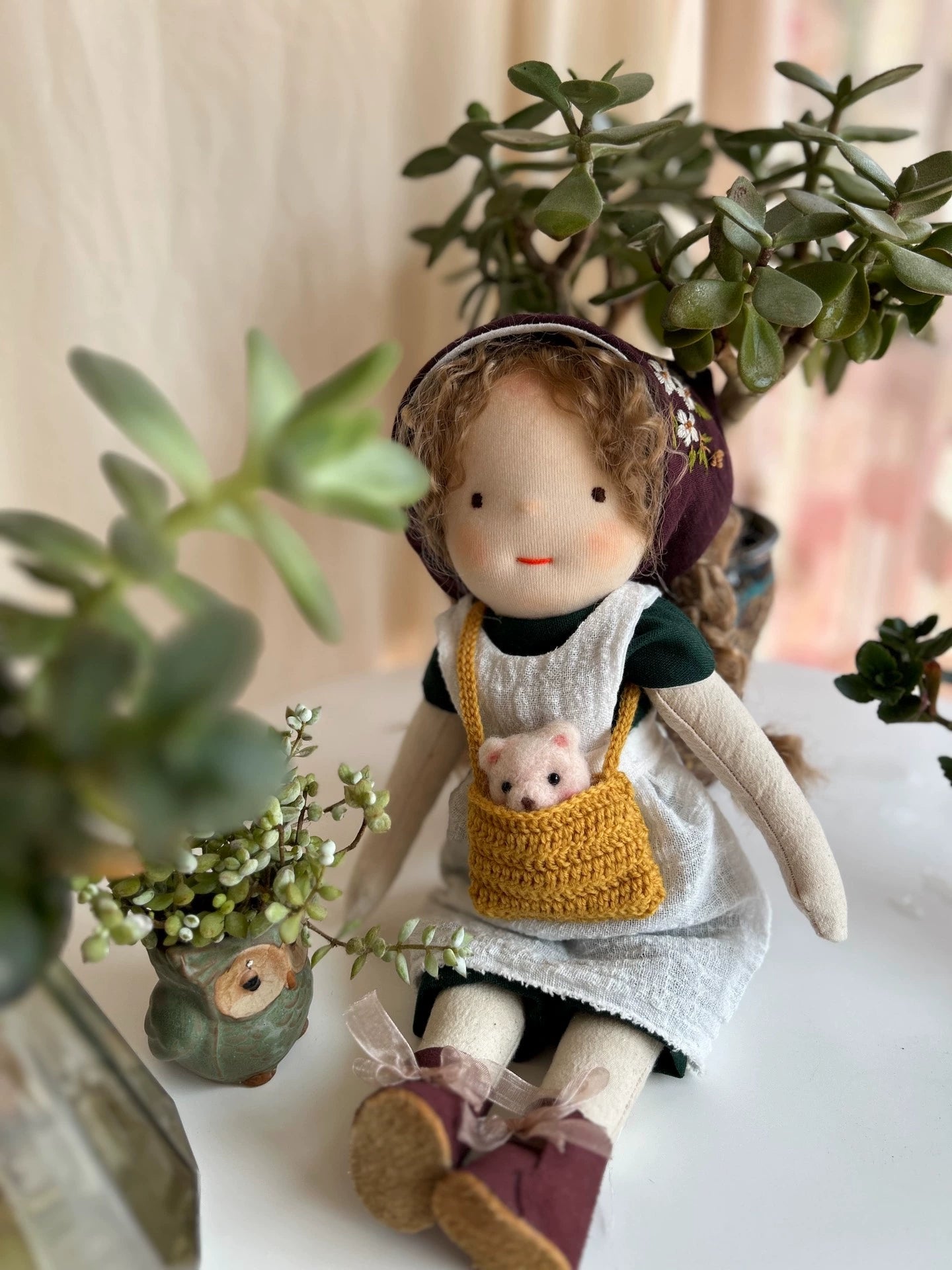 Waldorf doll pastoral elf