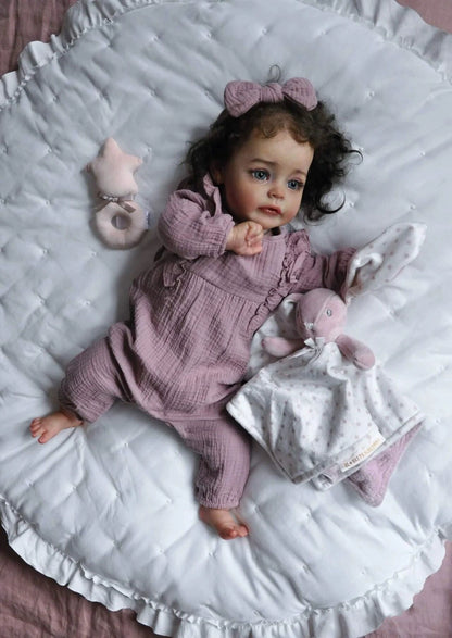 60Cm simulation doll, children's clothing model size 66, purely handmade 3D skin vein blood is visible