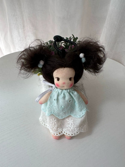 Waldorf doll, filled with pure wool