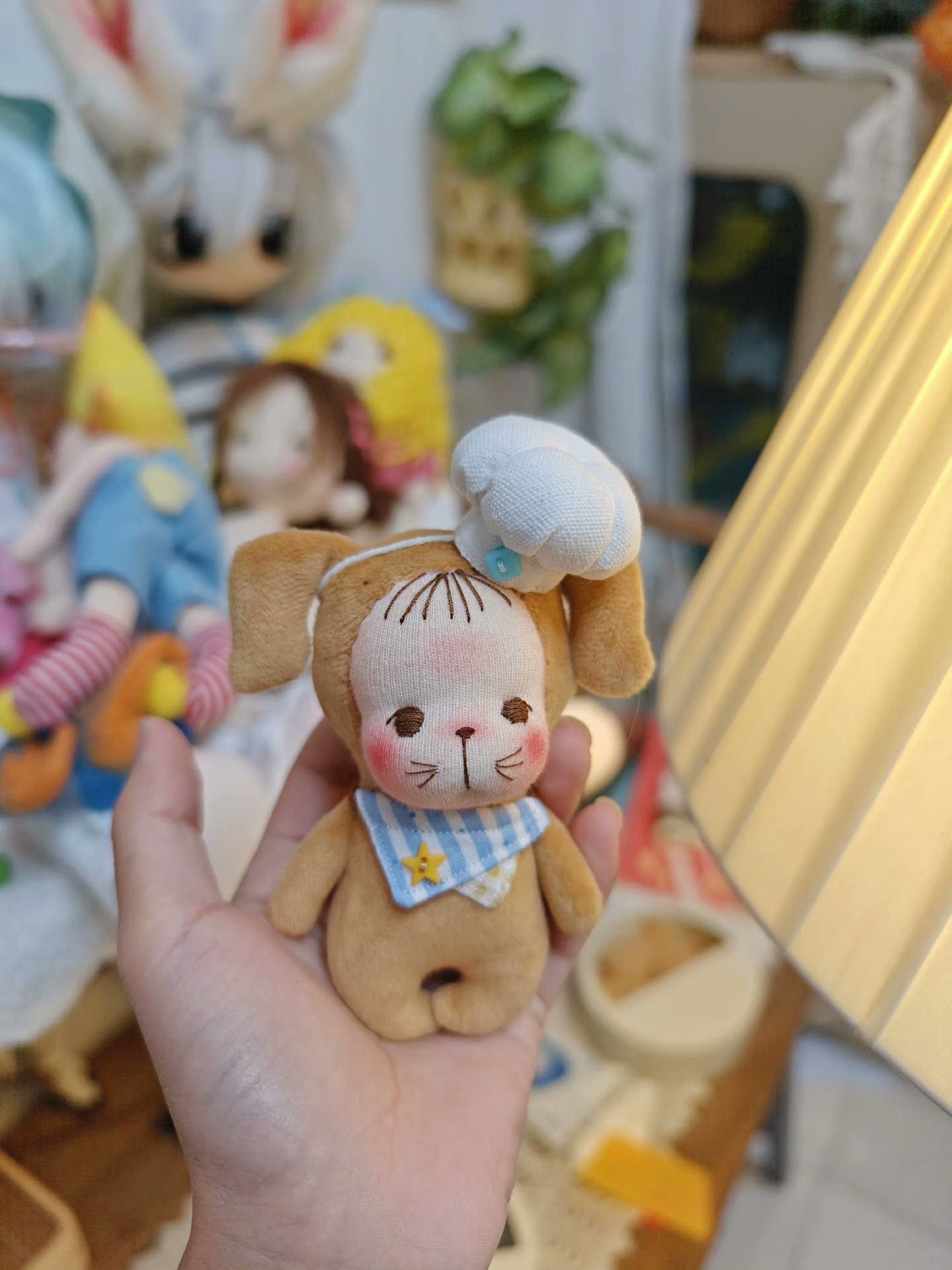 Waldorf doll, puppy