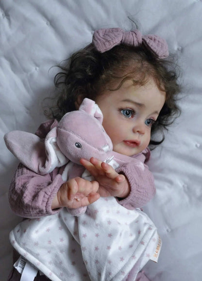 60Cm simulation doll, children's clothing model size 66, purely handmade 3D skin vein blood is visible