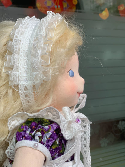 Purple skirt doll