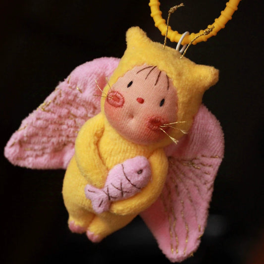 Waldorf doll, cute moth
