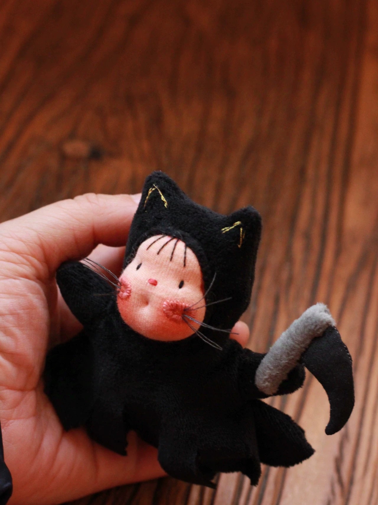 Waldorf doll, little ghost