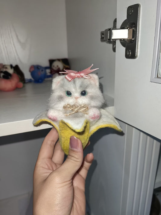 banana gray cat