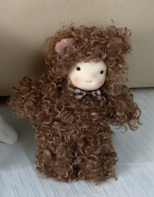 Waldorf hand-sewn, bear Waldorf doll