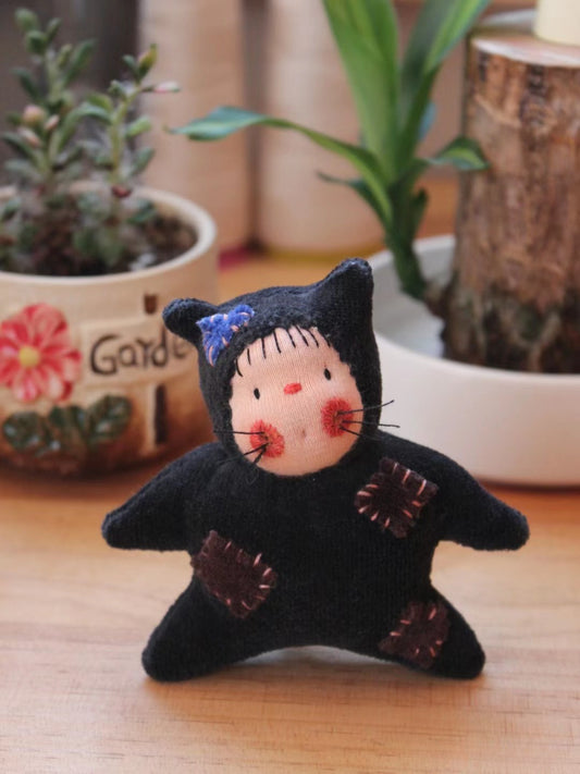 patch little black cat